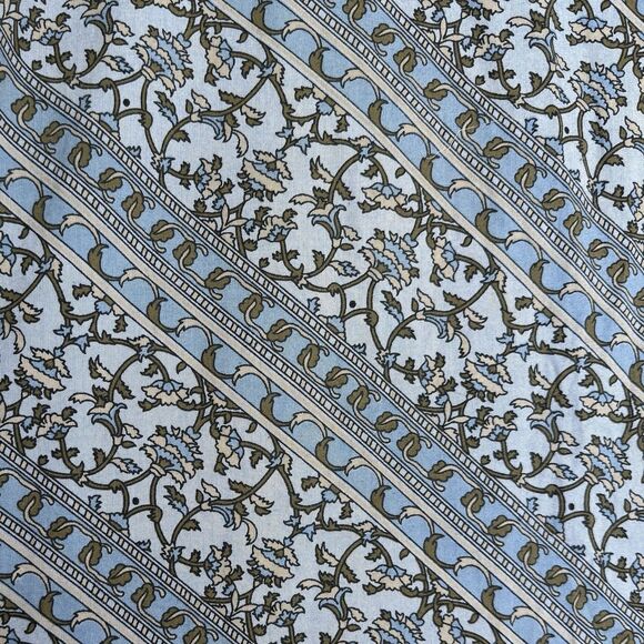 Vtg Y2K Old Navy Midi Maxi Skirt 12 Blue Floral Cottage Grunge Preppy Modest Emo - Picture 2 of 10